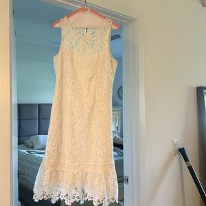 White House Black Market - White eyelet dress